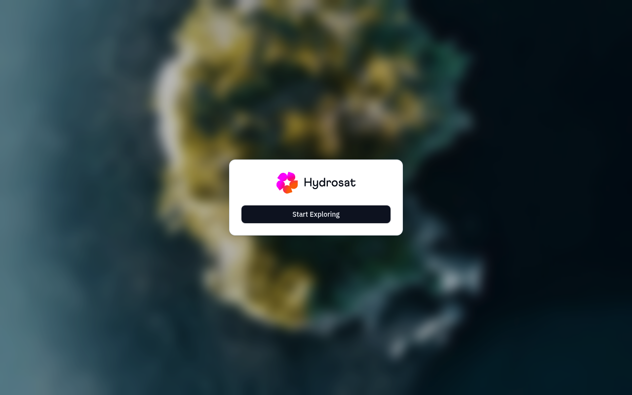 Hydrosat website screenshot