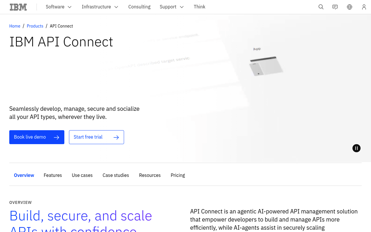 IBM API Connect screenshot