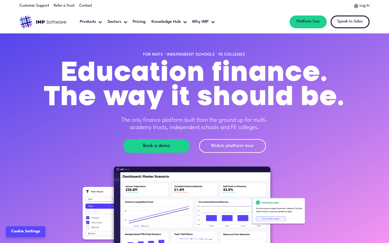 IMP Software screenshot