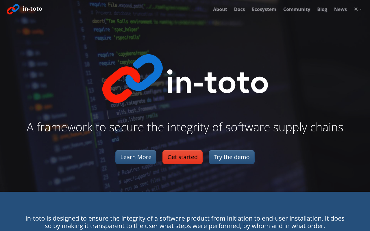In-Toto screenshot