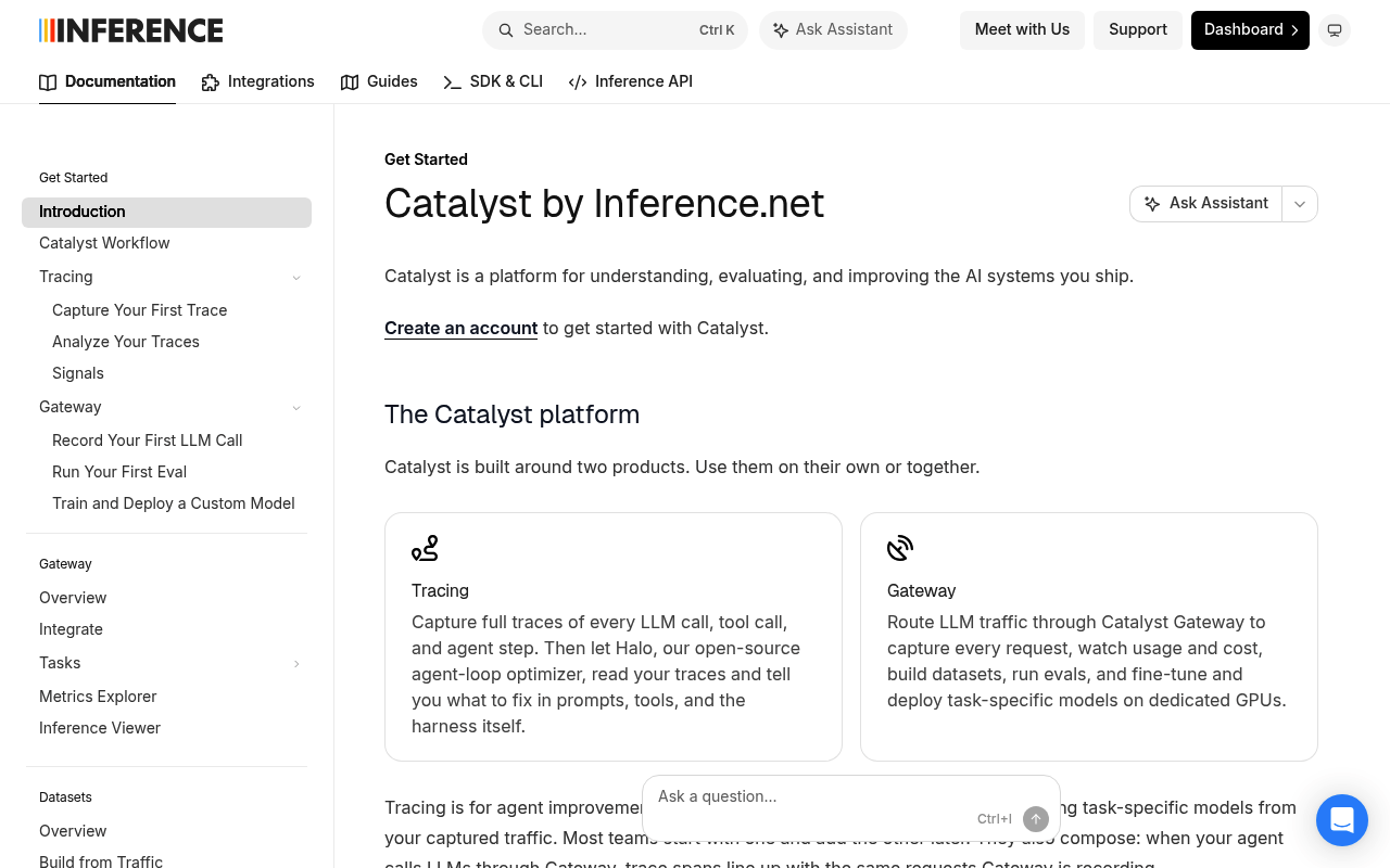 Inference screenshot