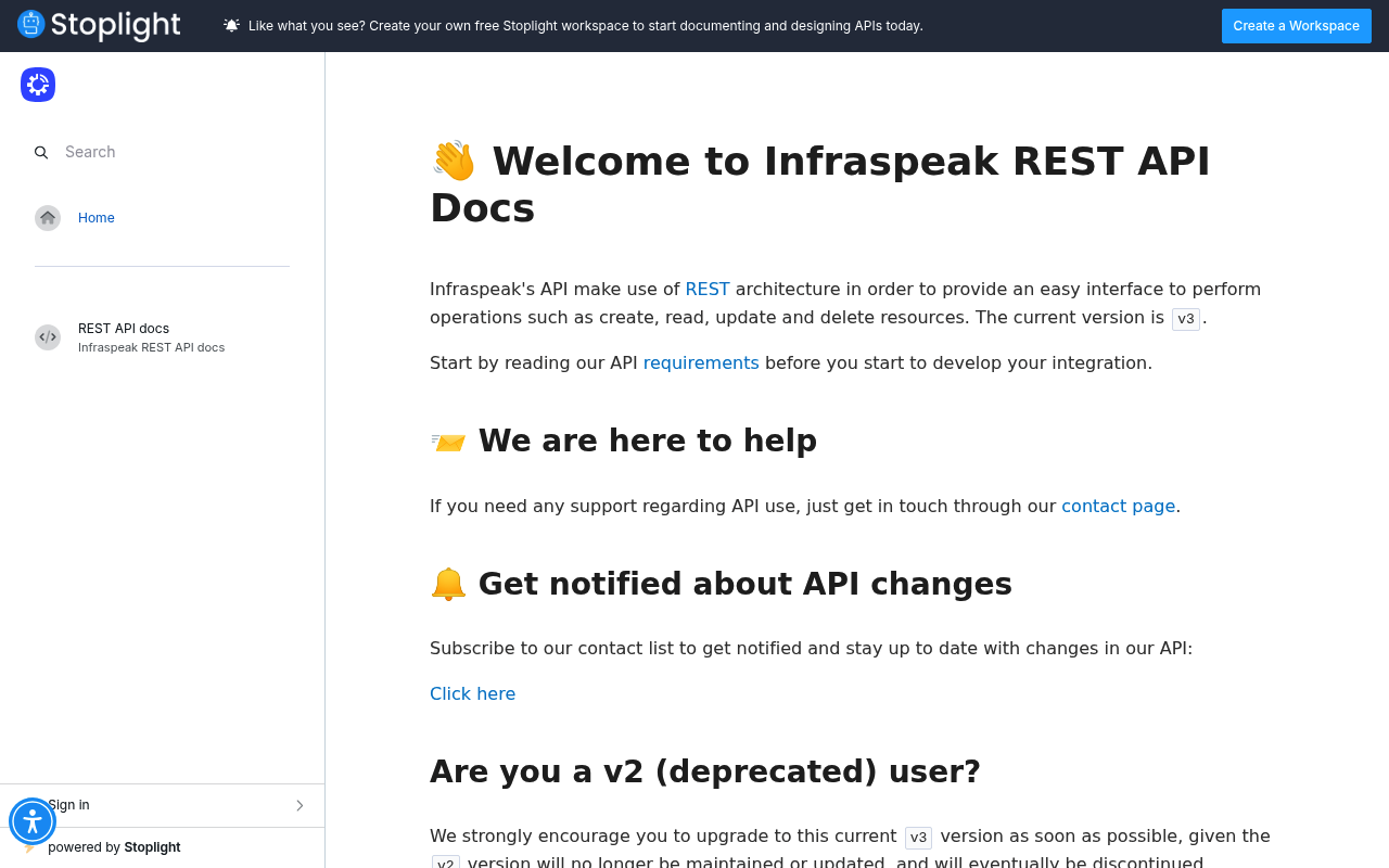 Infraspeak screenshot