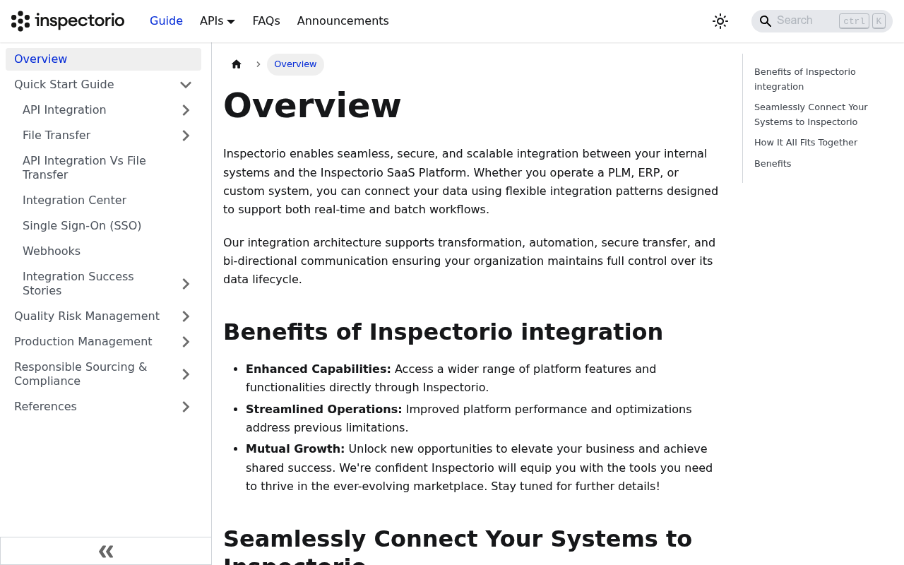 Inspectorio website screenshot