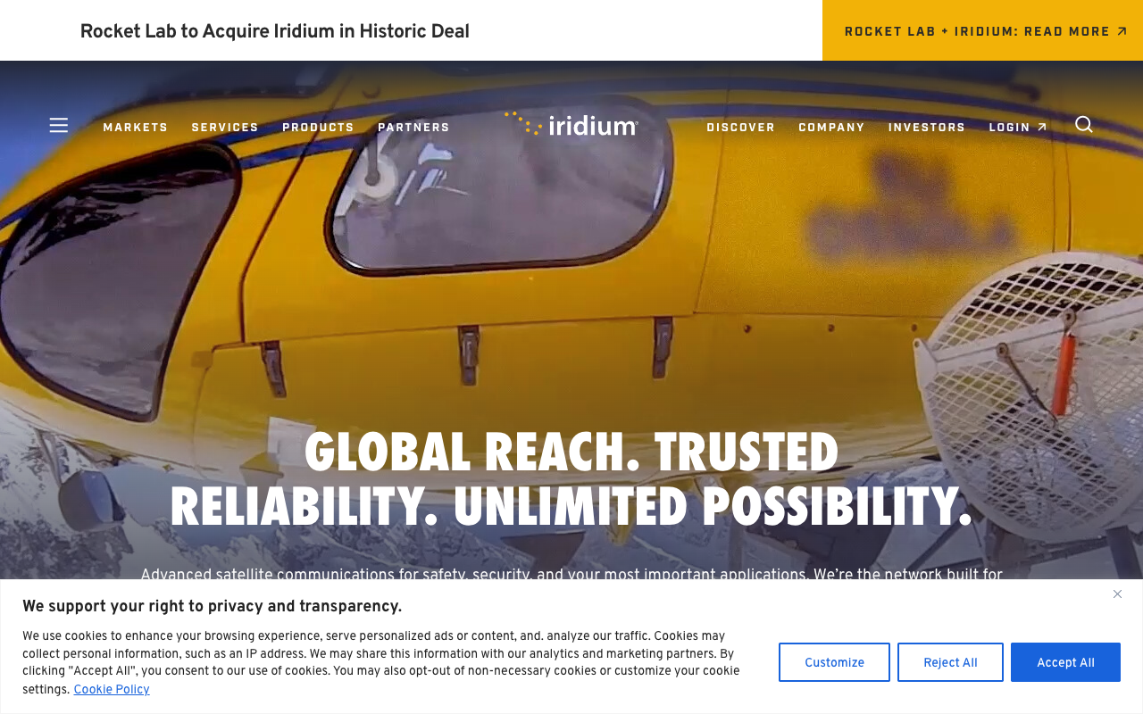 Iridium screenshot