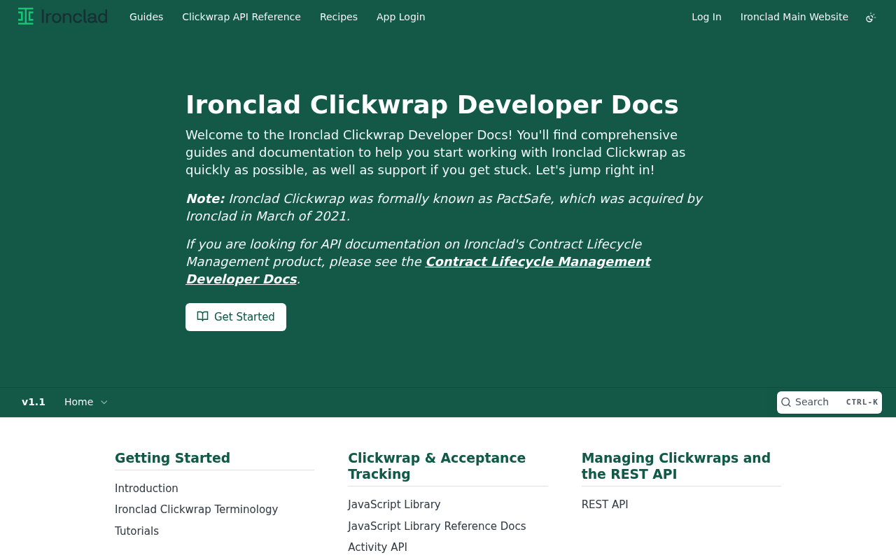 Ironclad Clickwrap screenshot