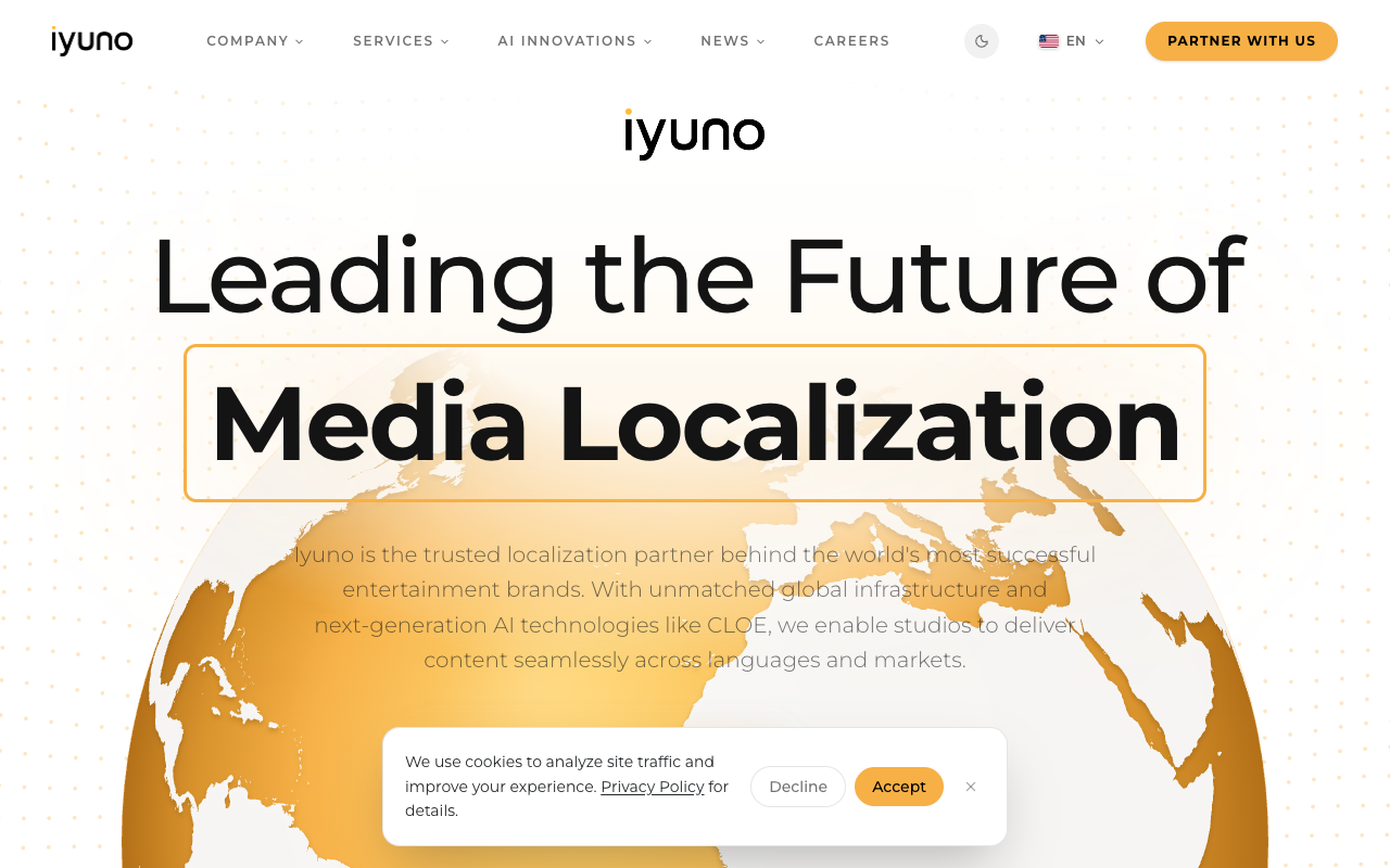 Iyuno screenshot