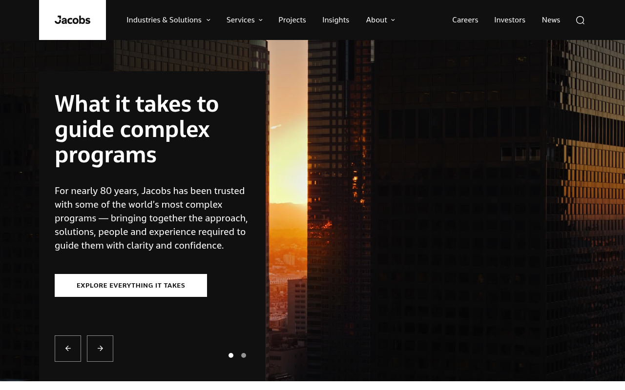 Jacobs Solutions screenshot