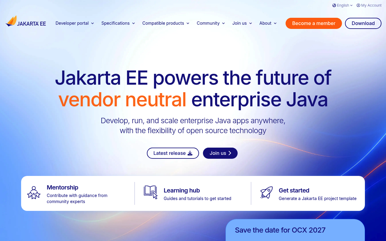 Java EE screenshot