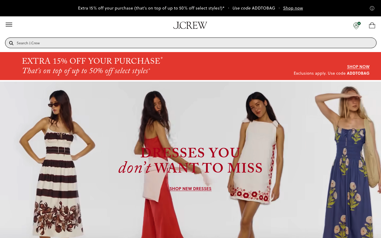J.Crew Group screenshot