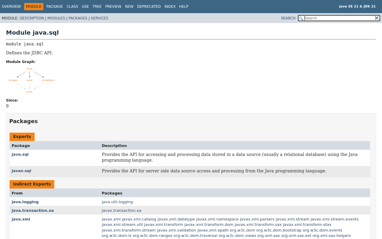 JDBC screenshot