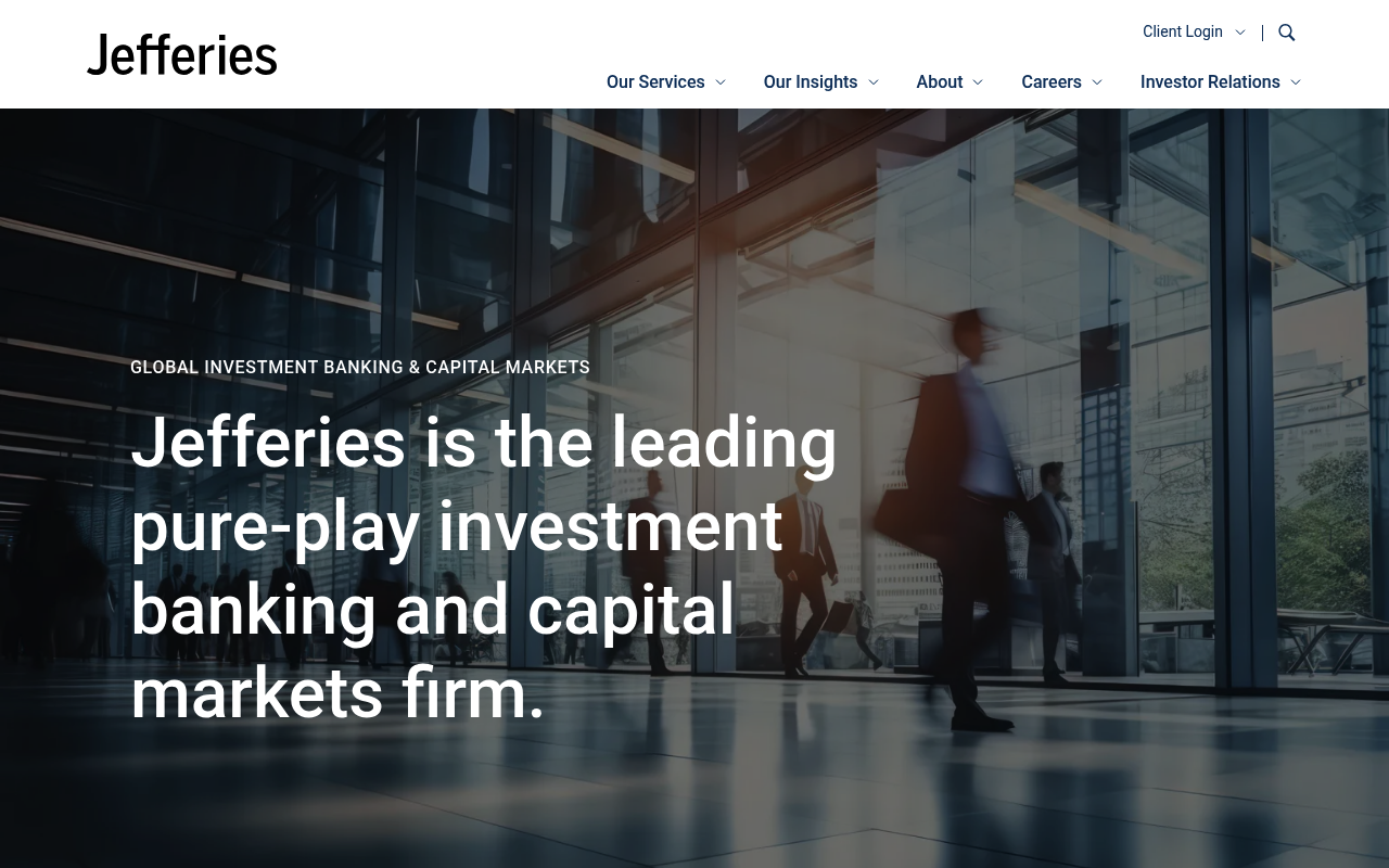 Jefferies Financial Group screenshot