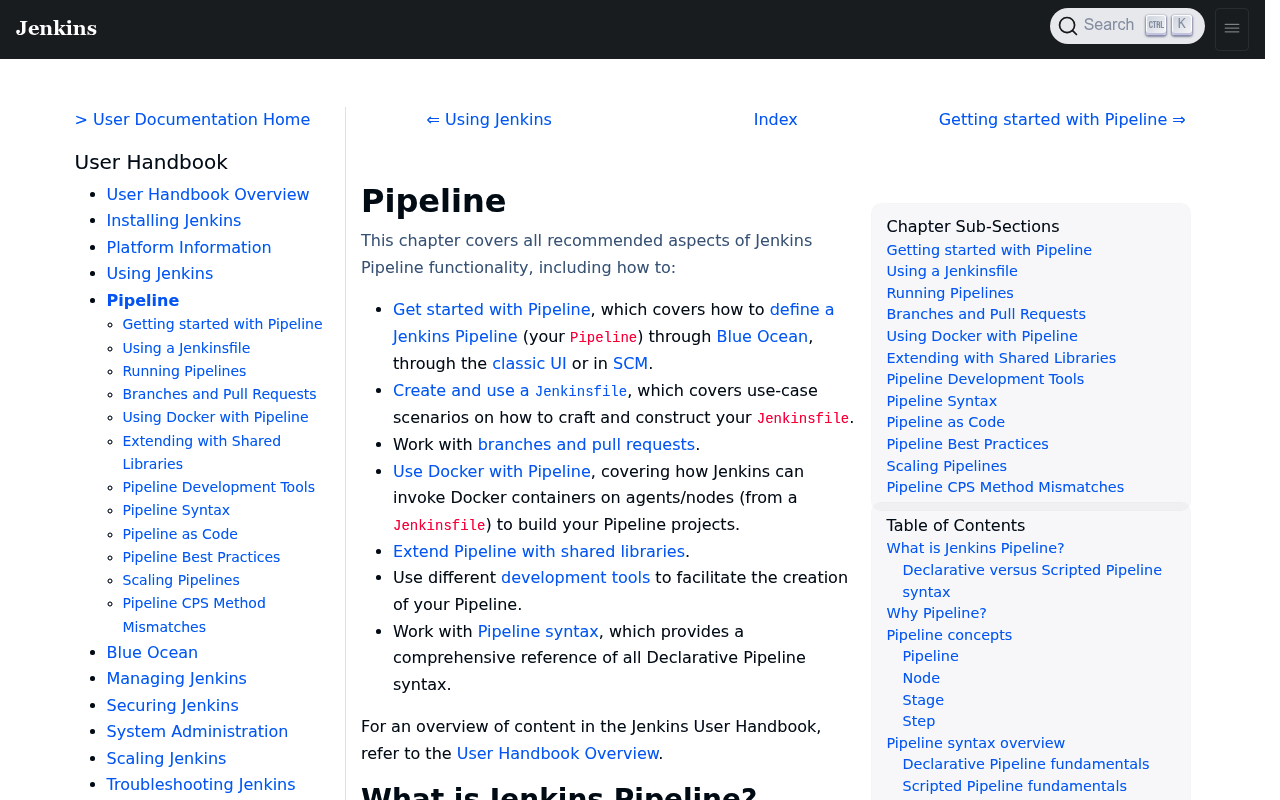 Jenkins Pipeline screenshot