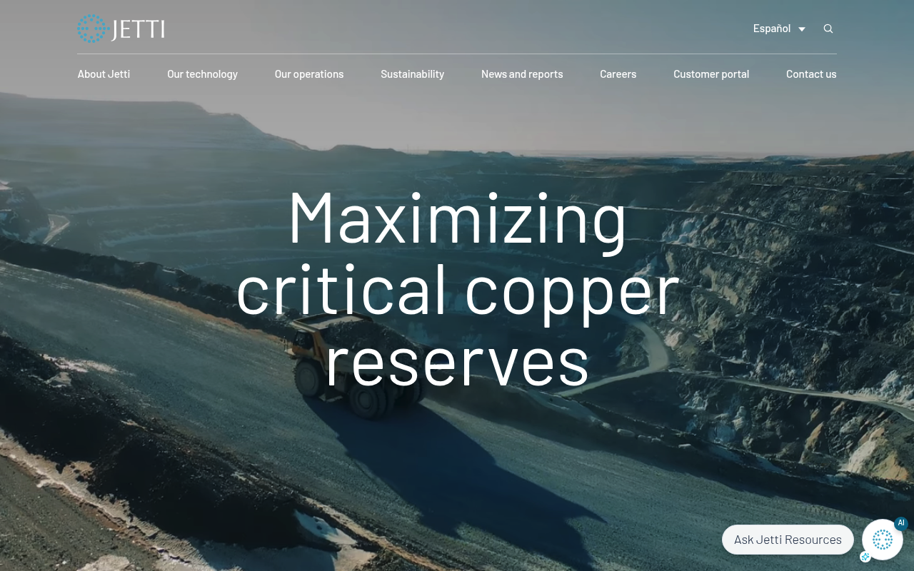 Jetti Resources screenshot