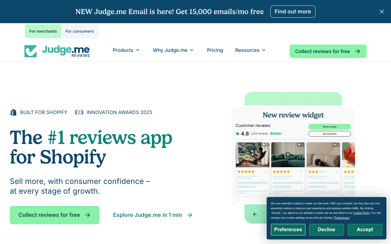 Judge.me screenshot