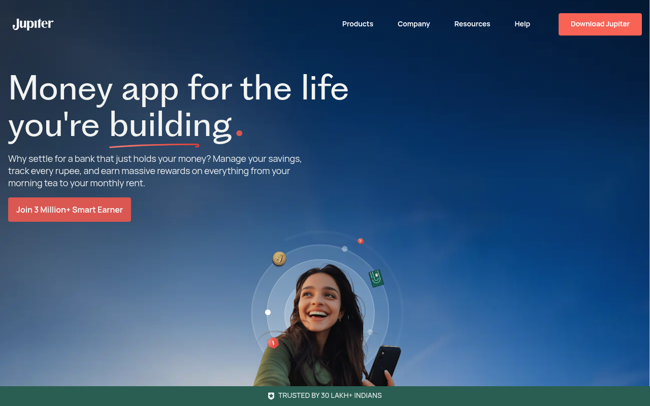 Jupiter Money screenshot
