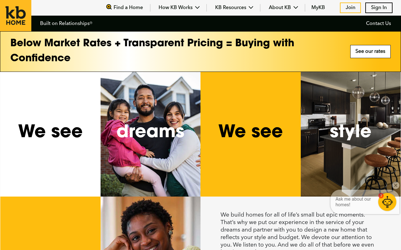KB Home screenshot