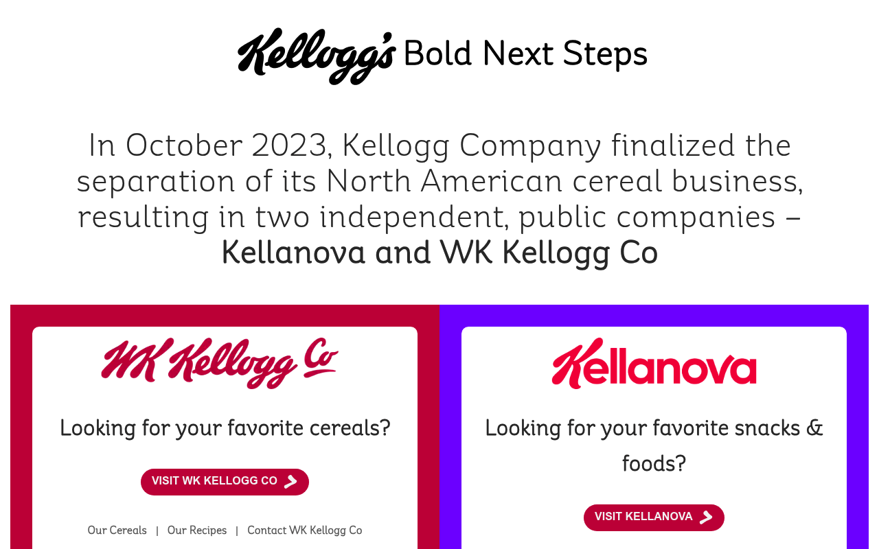 Kellogg screenshot