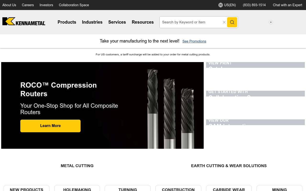 Kennametal screenshot