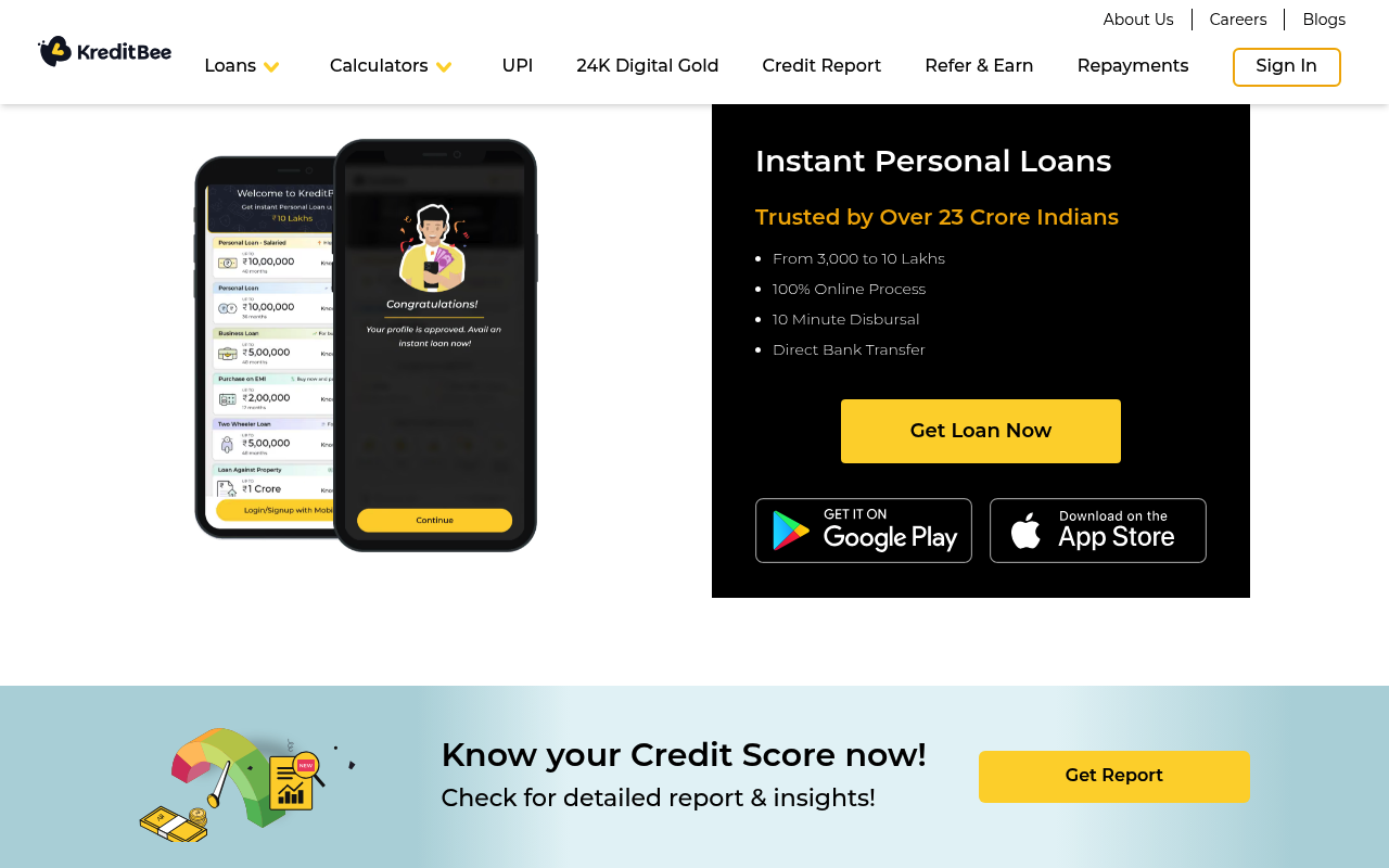 KreditBee screenshot
