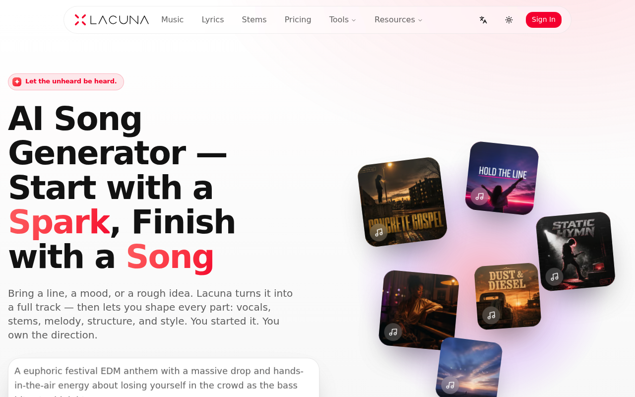 Lacuna screenshot