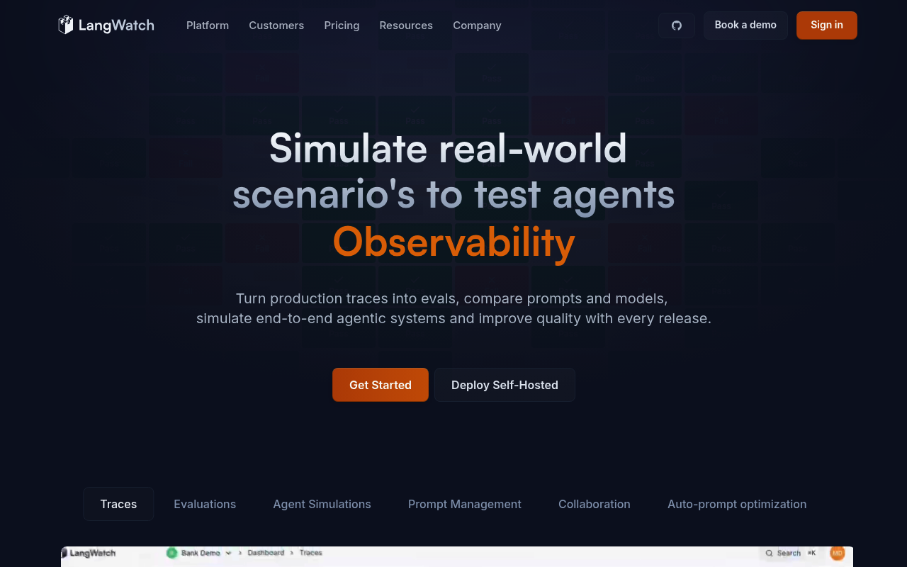 LangWatch screenshot