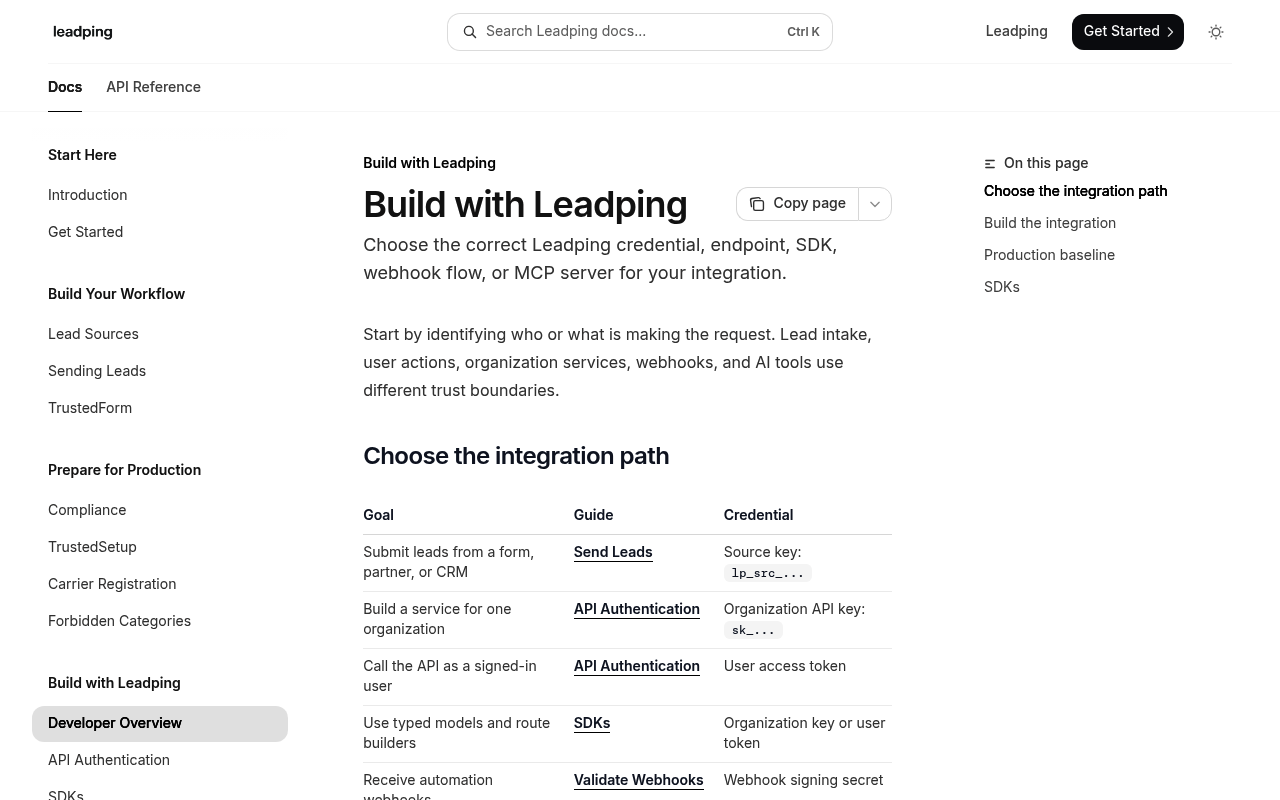Leadping screenshot