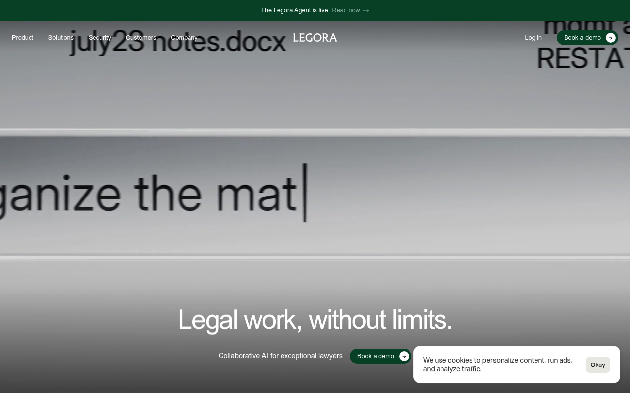 Legora screenshot