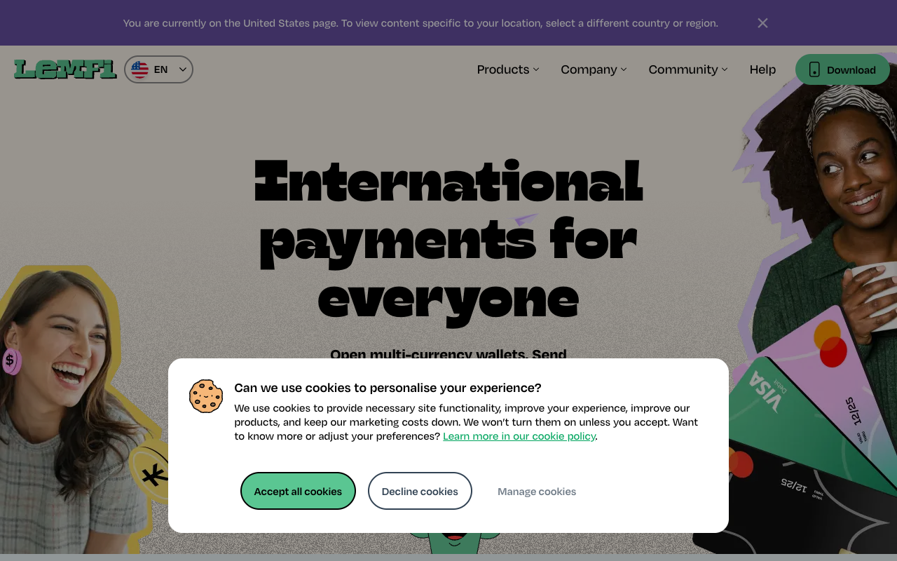 LemFi website screenshot