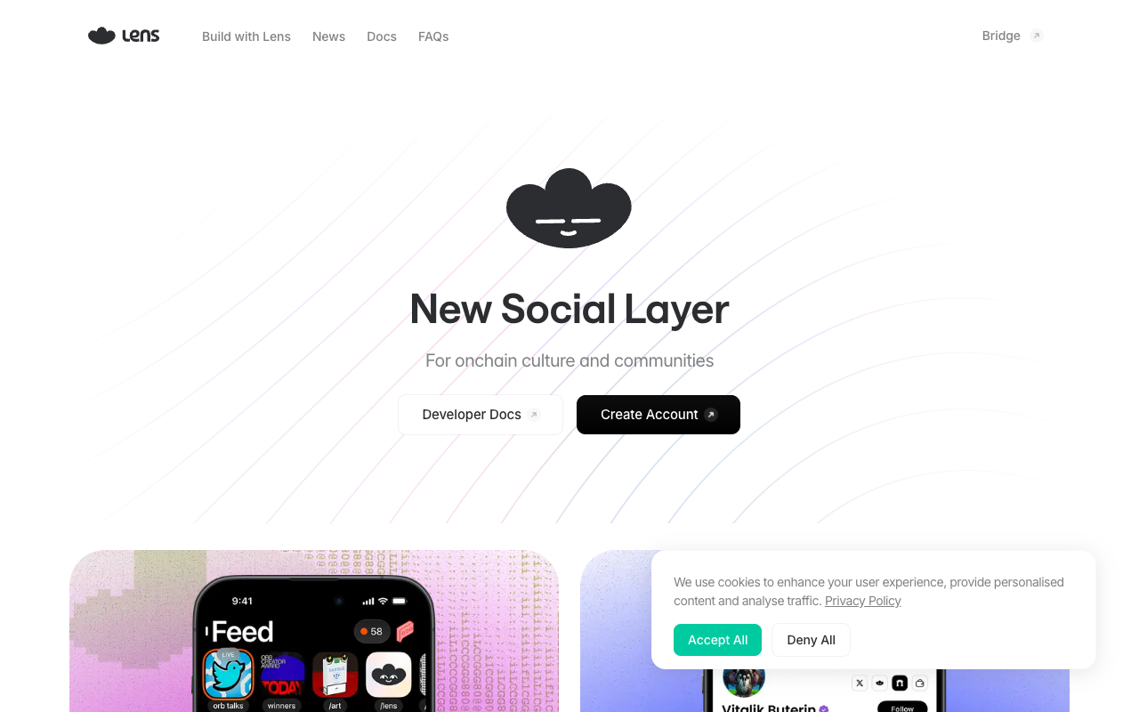 Lens Protocol screenshot
