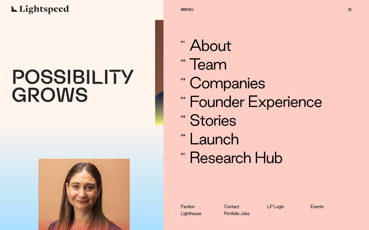 Lightspeed Venture Partners screenshot