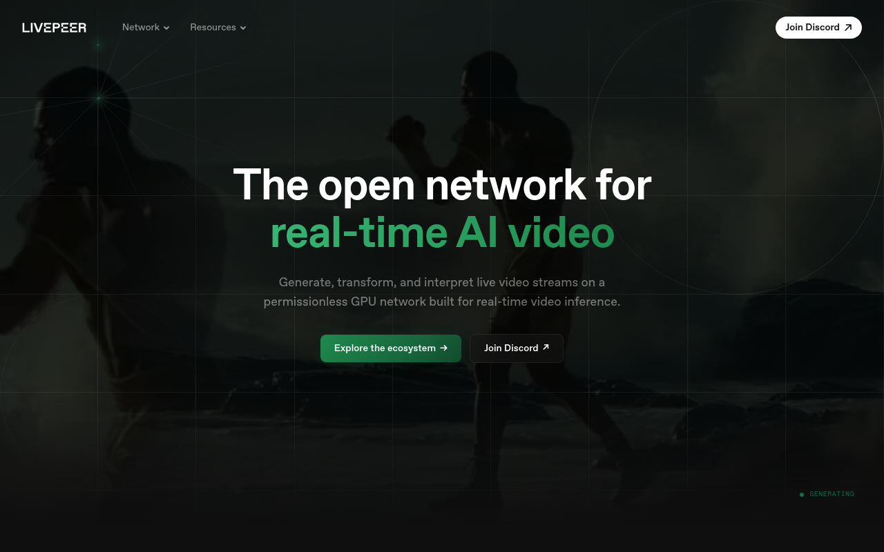 Livepeer website screenshot