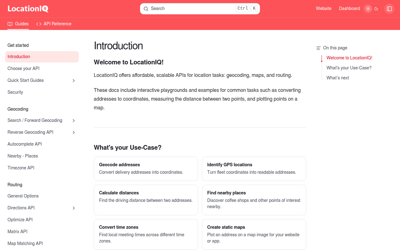 LocationIQ screenshot
