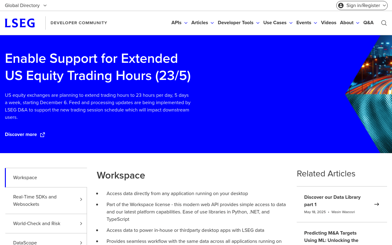 LSEG screenshot