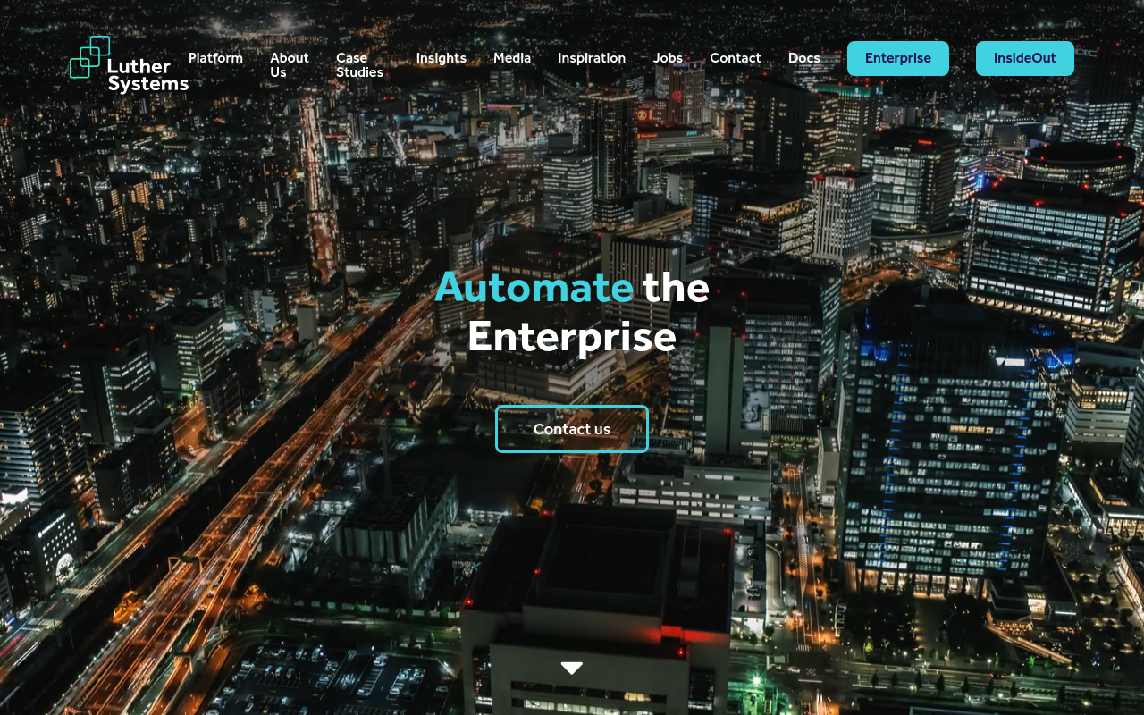 Luther Systems website screenshot