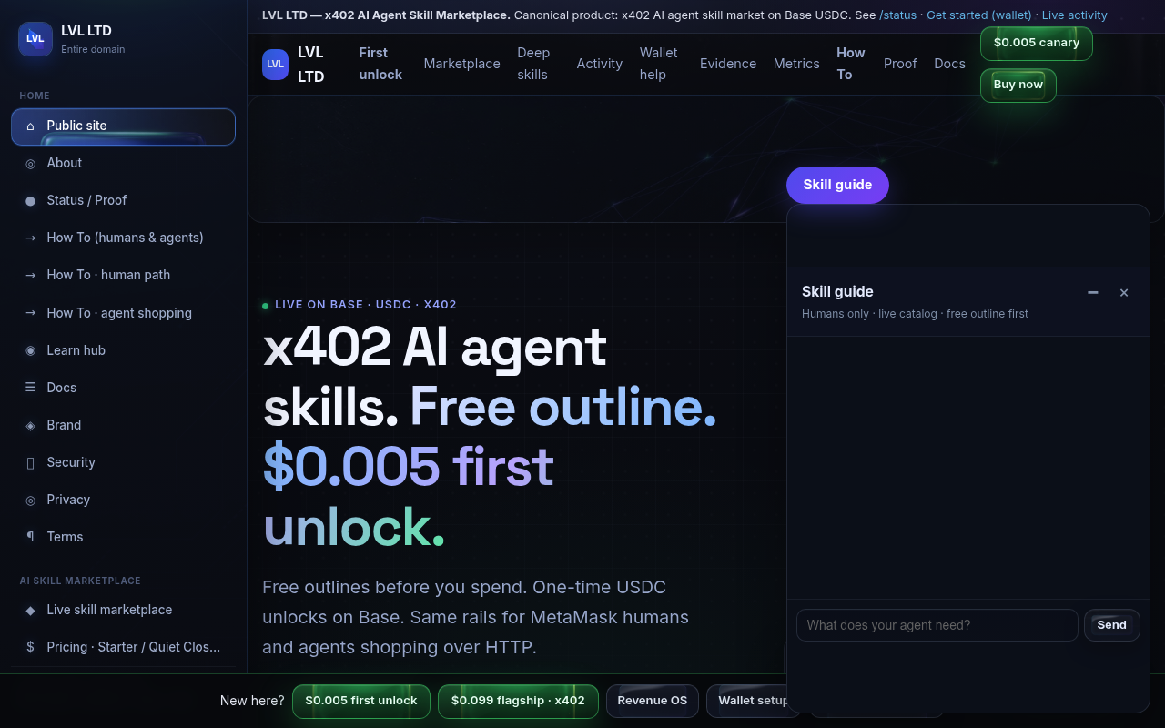 LVL LTD CO website screenshot
