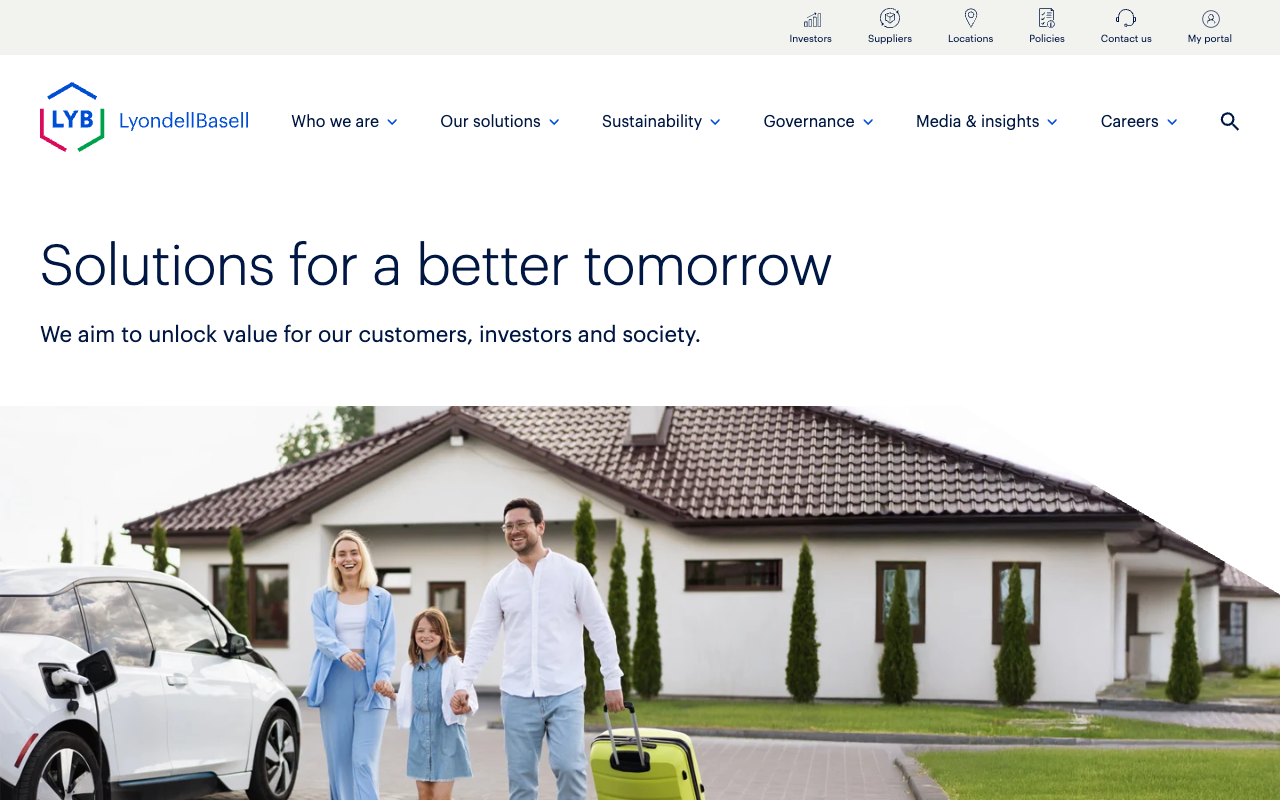 LyondellBasell screenshot