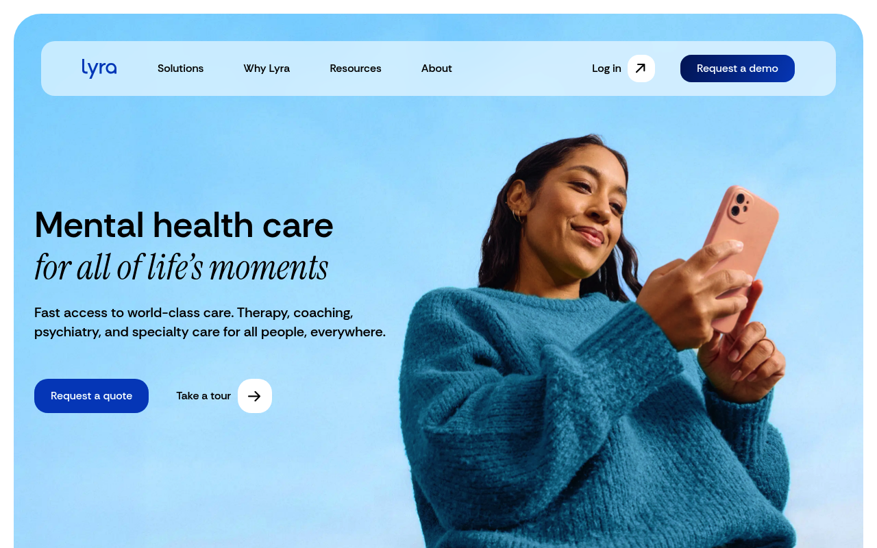 Lyra Health screenshot