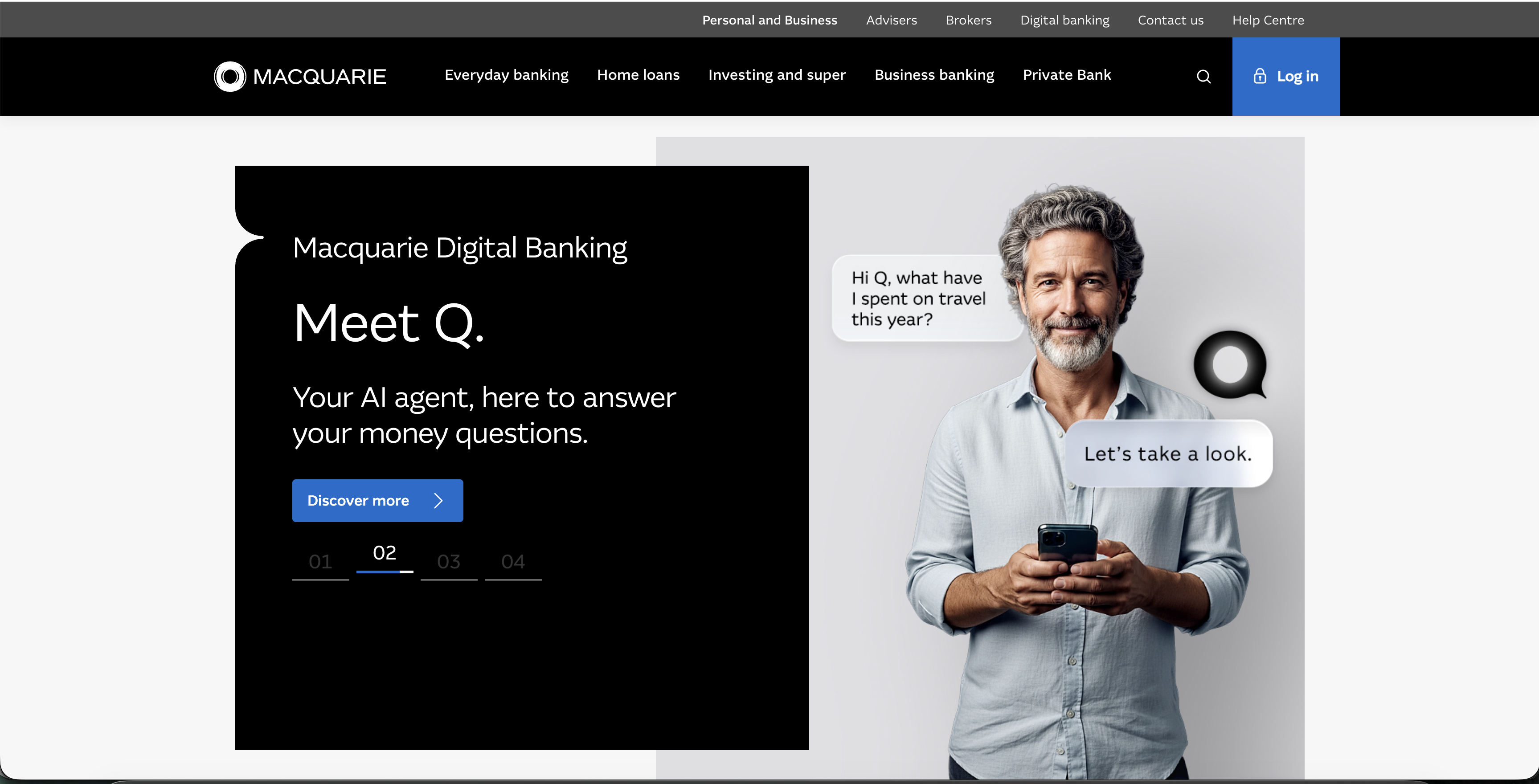 Macquarie Bank screenshot