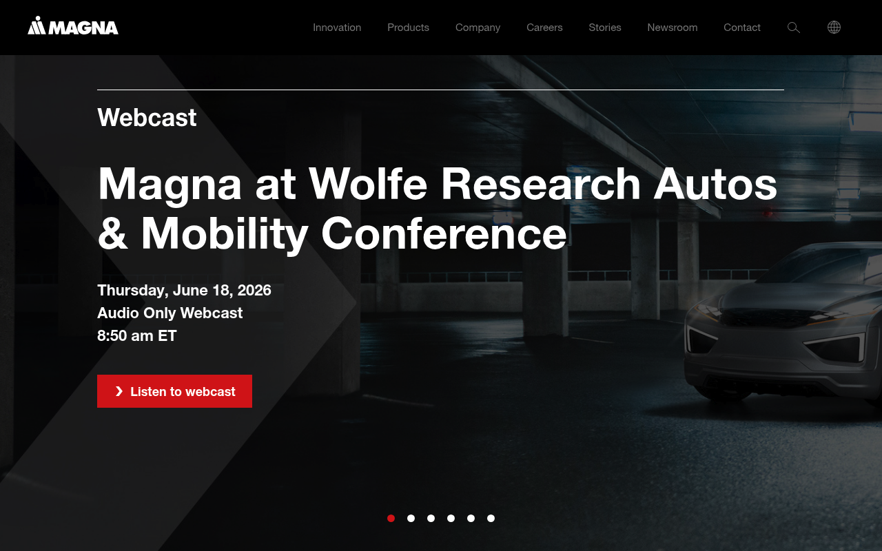 Magna International screenshot