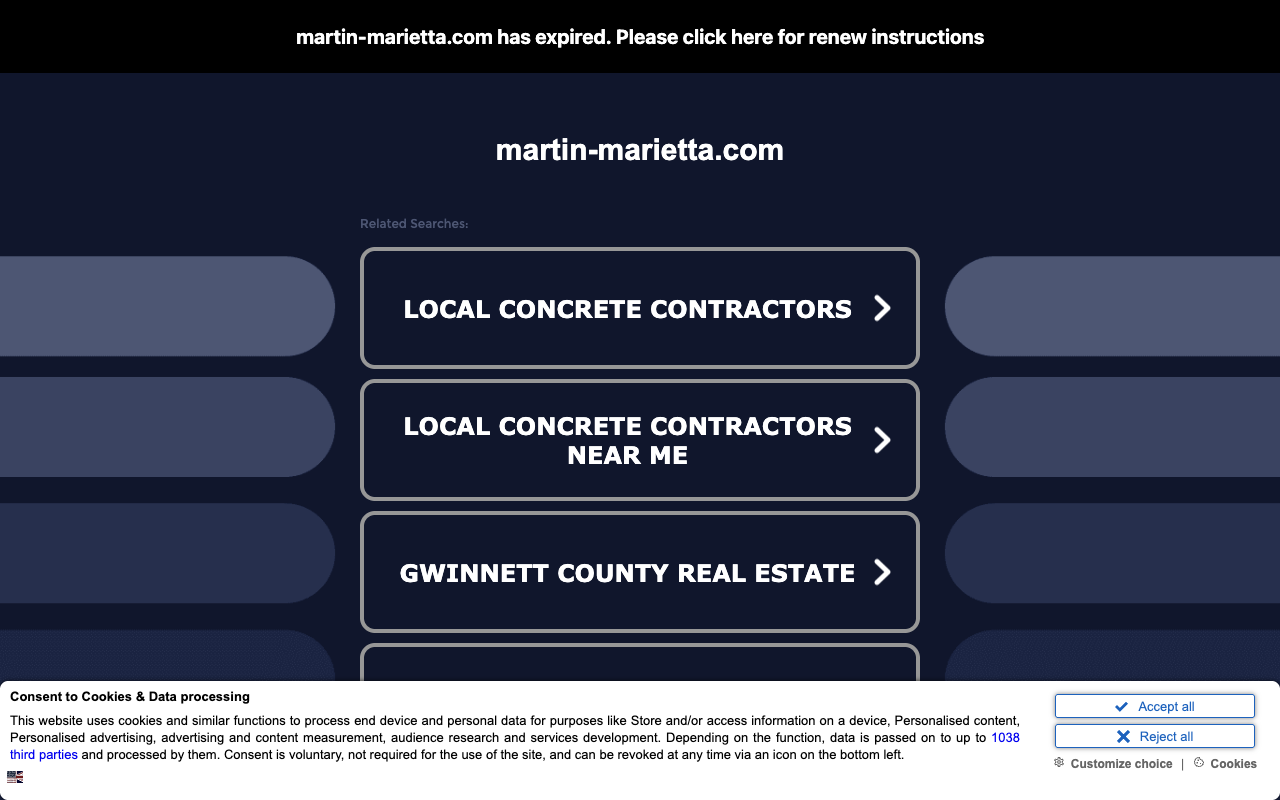 Martin Marietta Materials screenshot