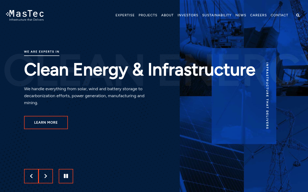 MasTec screenshot