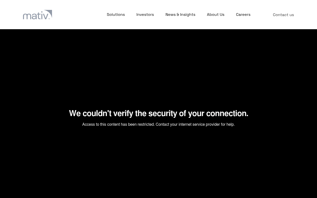 Mativ Holdings screenshot
