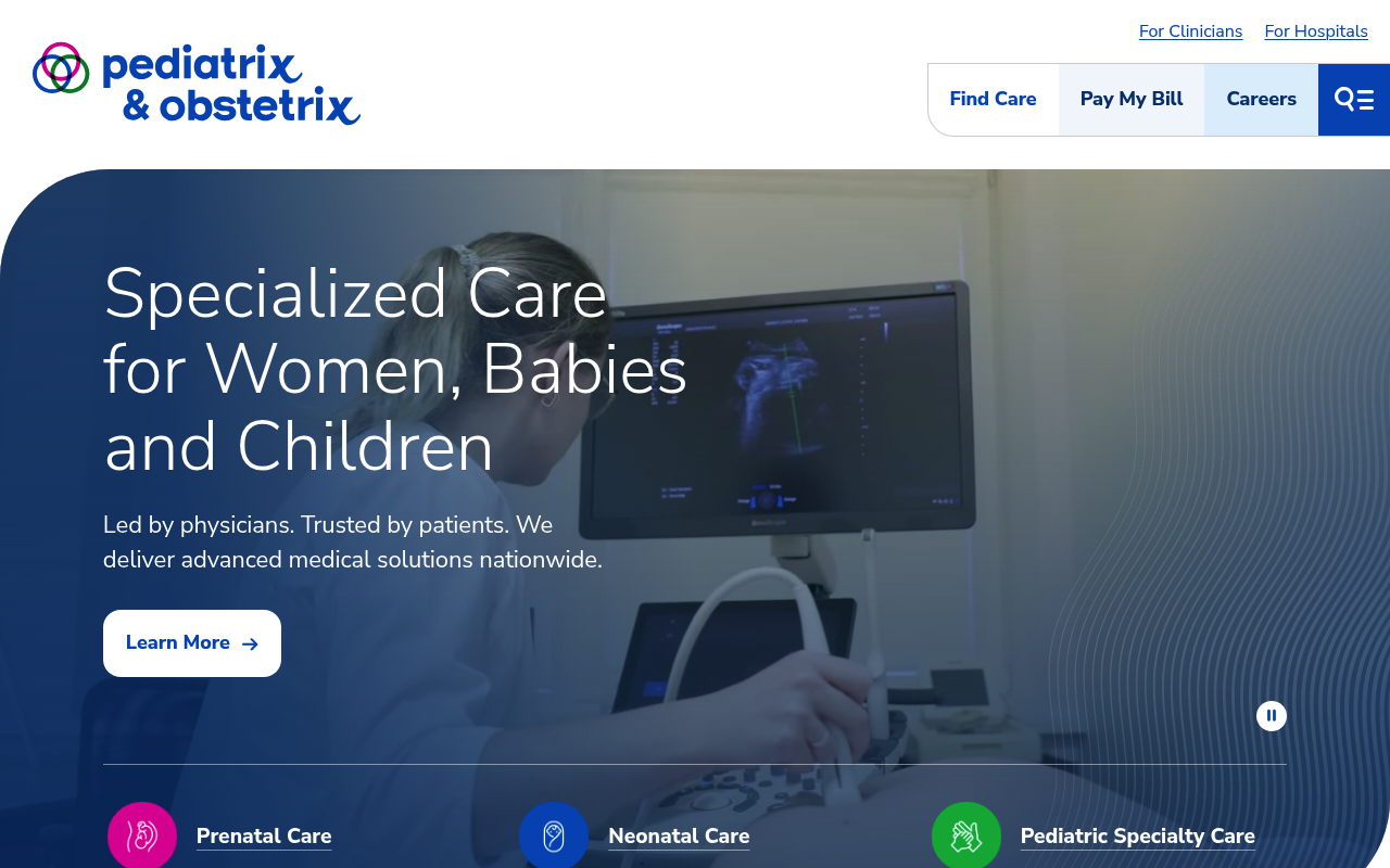 Mednax screenshot