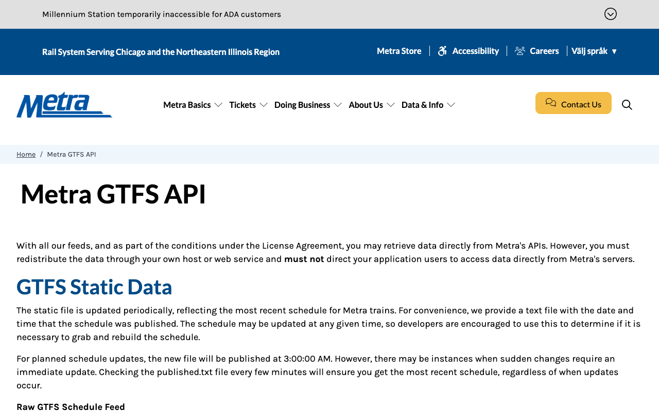 Metra screenshot