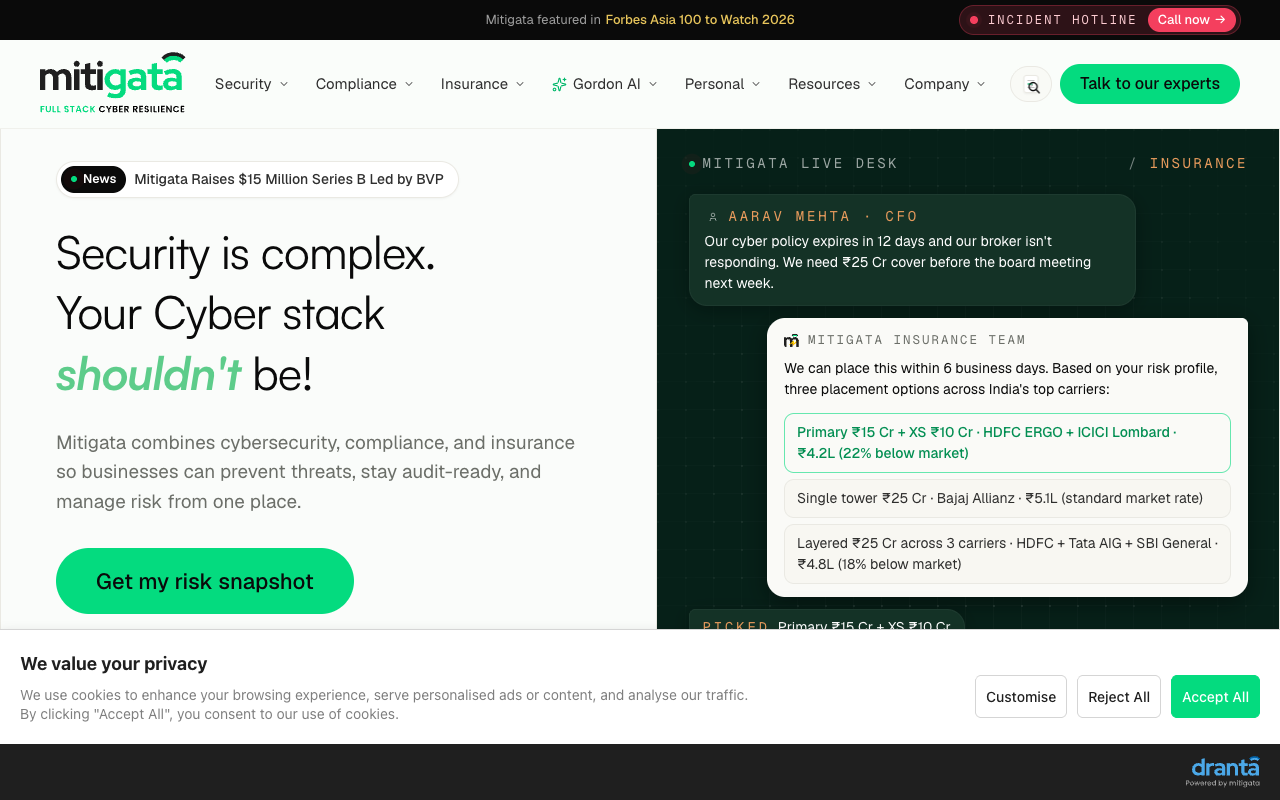 Mitigata screenshot