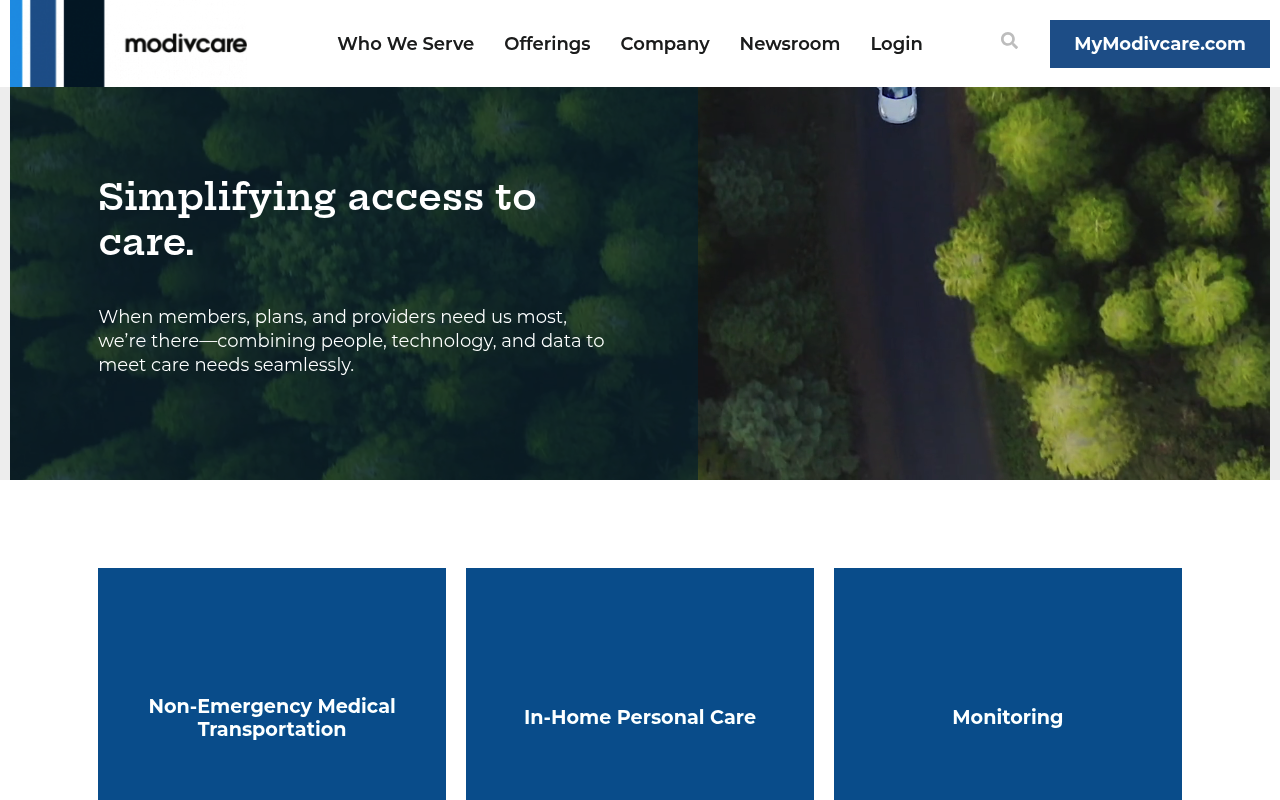 ModivCare screenshot