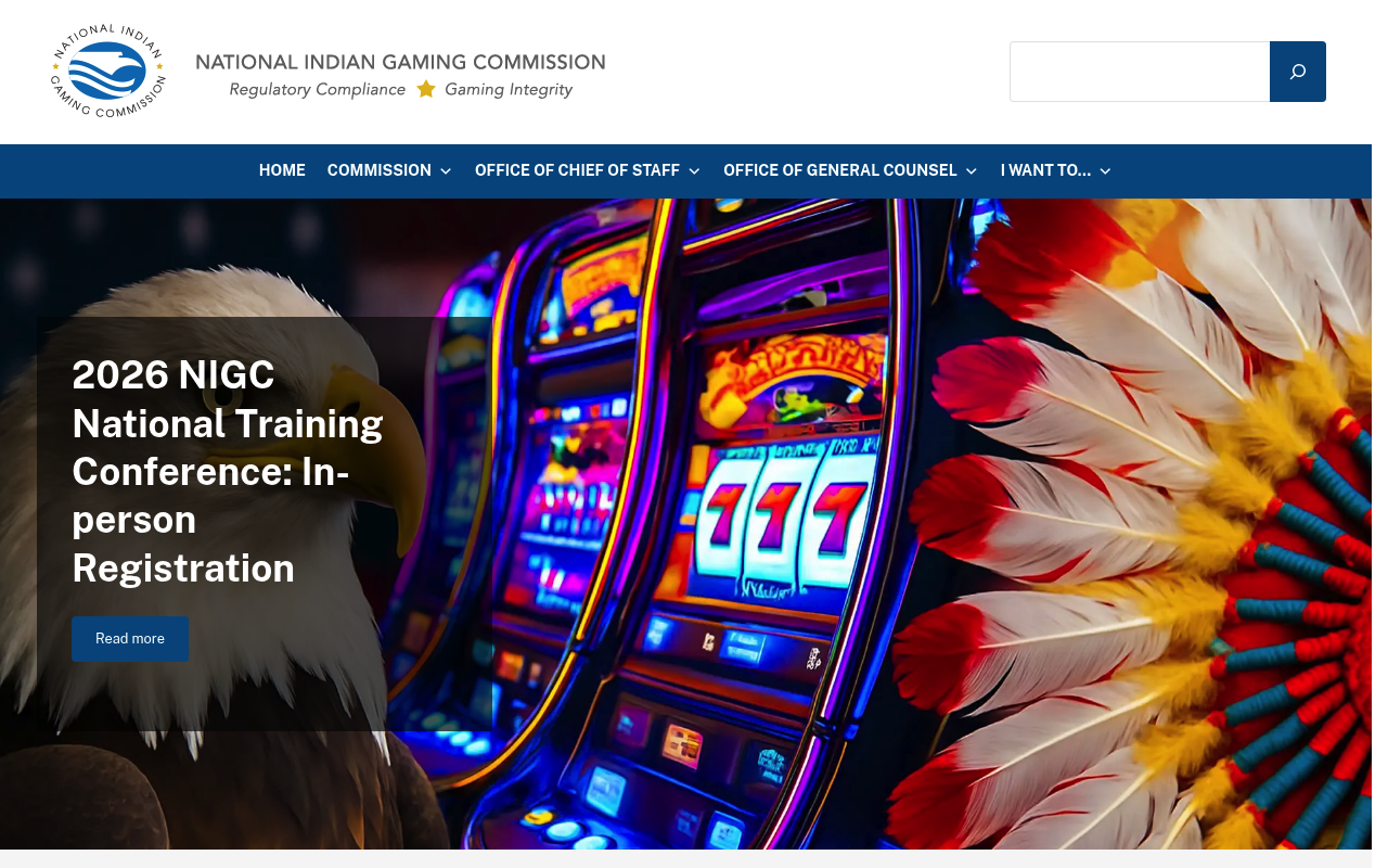 National Indian Gaming Commission screenshot