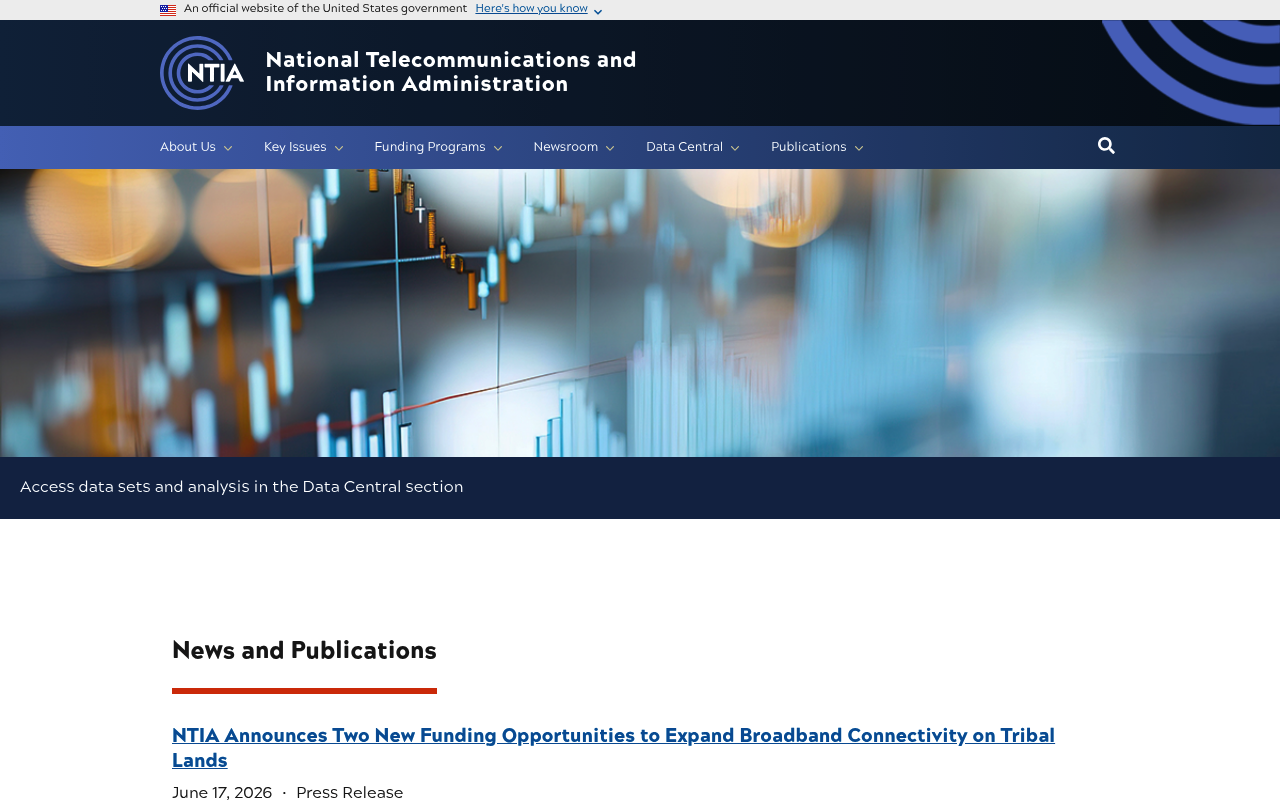 National Telecommunications and Information Administration screenshot