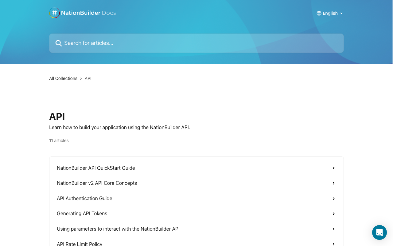 NationBuilder screenshot