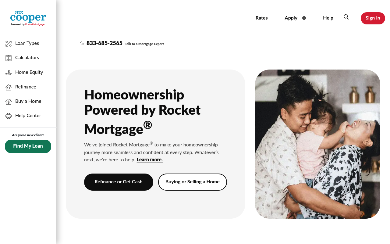 Nationstar Mortgage Holdings screenshot